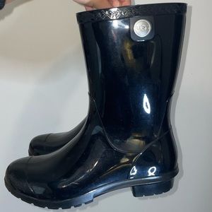 UGG fur lined rain boots